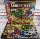 🔴🔥 SUPER SPIDER-MAN WITH THE SUPER-HEROES #194 + #195 MARVEL UK 1976 Amazing