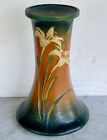 Antique ROSEVILLE Pottery Zephyr Lily Pedestal. Art Deco Motif from 1940s