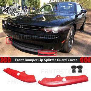For Dodge Challenger R/T Scat Pack 2015-21 Front Bumper Lip Splitter Trim Cover