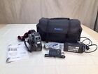 JVC GR-AX7 Compact VHS Videomovie Recorder Camcorder w/ Bag, Charger, Cables