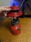 Coleman 1967 Lantern Red 200A no Globe  included dated  7/67