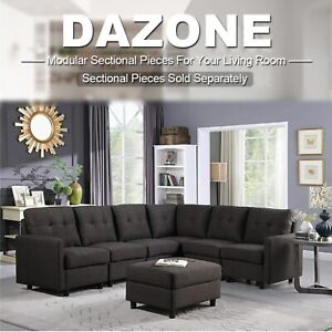 Sectional Sofa Set L-Shaped Couch Living Room Convertible Indoor Modular NEW