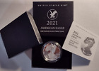 2021-W (TYPE 2) Proof Silver Eagle Coin in OGP with COA -FRESH OPENED MINT CASE