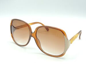 Vintage Christian Dior 2238 10 Brown Large Sunglasses 70's 80's