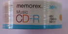 New Sealed Memorex CD-R 30 Pack 40X 700MB 80min Music Media