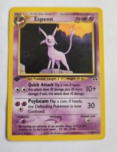 Pokemon Neo Discovery 1st Edition Espeon 20/75 Lightly Played LP