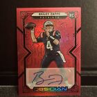 2022 Bailey Zappe Obsidian Red Auto /6 RC Patriots