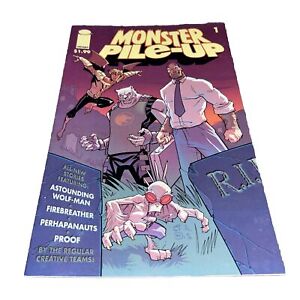 Monster Pile-Up #1 Comic Book Image | Robert Kirkman Wolf-Man - Firebreather -