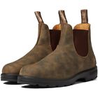 Men's Shoes Blundstone BL585 Classic Slip On Leather Chelsea Boots RUSTIC BROWN