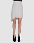 $995 Akris Women's Beige Silk Asymmetrical Hem A-Line Short Skirt SZ IT 42 US 6
