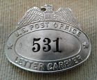 USPS US Post Office Letter Carrier Hat Uniform Pin Badge NC Walter & Sons #531