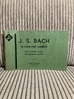 J.S. Bach 371 Four Part Chorals Volume I & II Edwin Kalmus Songbook Vintage
