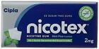 2 x 25 pcs Cipla Nicotex Nicotine Gum Mint Plus Flavor Stop Smoking  2mg Tin