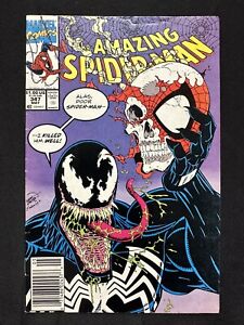 Amazing Spider-Man #347 Low Grade Newsstand Venom Cover