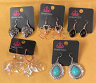 Jewelry Lot #2 - 5 Pairs Of Earrings New & Carded