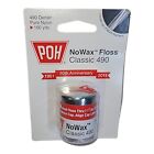 Poh Dental Floss Unwaxed No Wax Classic 490 Pure Nylon, 100 Yd