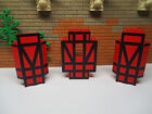 (A5 / 3) LEGO 3x Panel Red 2345 4444 Guarded Inn 6067 Knights Castle