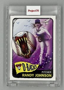 Randy Johnson 2021 Topps Project 70 Baseball Alex Pardee #214 with Original Box