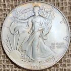 1986 American Silver Eagle $1 Coin - Key Date Crescent Rainbow 🌙 🌈 Toning 1 OZ