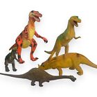 Vintage 1980s 1990s Rubber Dinosaur Lot Imperial MT Hong Kong Lot Of 5