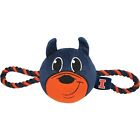 Pets First NCAA Tough Rope Dog Toy and Cat Toy with Inner Squeaker