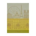 Le Jacquard Francais Paris Panorama Sun Yellow Tea or Kitchen Towel