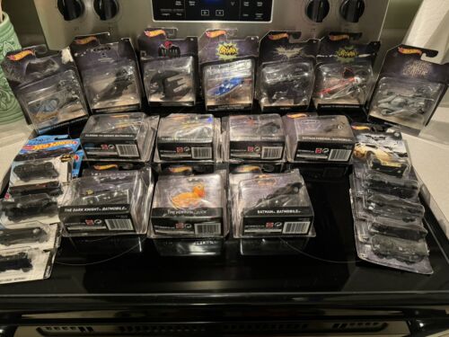 Huge Lot of 24 New Batman Hot Wheels Cars - All Unopened Some Packaging Issues