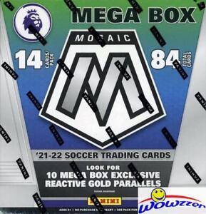 2021/22 Panini Mosaic Premier League Soccer EXCLUSIVE Factory Sealed MEGA Box