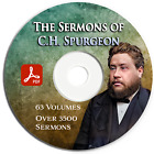 C H Spurgeon 3500+ Bible Sermons-Christian Church Preaching-Commentary-Study-CD