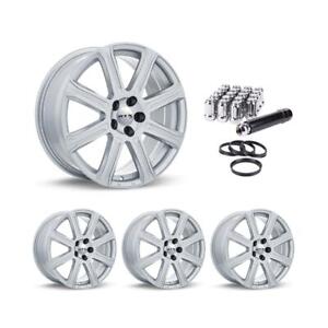 Wheel Rims Set with Chrome Lug Nuts Kit for 22-24 Ford Maverick P854799 18 inch (For: 2022 Ford Maverick)