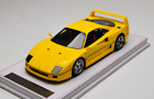 1/18 GL Models Ferrari F40 in Yellow  on Leather Base