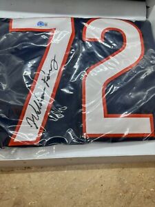 WILLIAM PERRY FRIDGE CHICAGO BEARS SIGNED JERSEY AUTOGRAPHED BECKETT AUTHENICATE