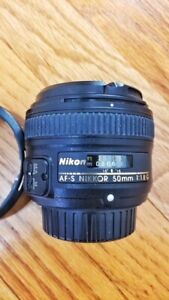 Nikon AF- S 50mm f1.8G lens excellent condition