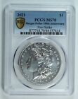 New Listing2021-P PCGS MS70 Morgan Silver Dollar First Strike Secure Label - Minor Spots