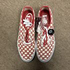 Size 12 - VANS Supreme x Authentic Pro Checkered Red