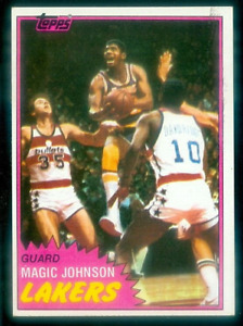 1981 TOPPS #21 MAGIC JOHNSON EXMT