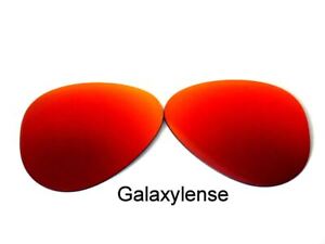 Galaxy Replacement Lenses Ray Ban RB3025 Aviator Red 58mm Sunglasses Polarized