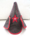VINTAGE RUSSIAN MILITARY WOOL FELT BUDONOVKA USSR HAT CAP w/ STAR PIN