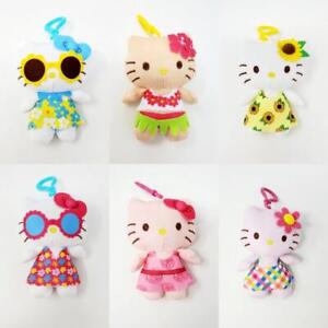 Hello Kitty Series 4 Plush Danglers : Complete Set of 6! NEW + Loose