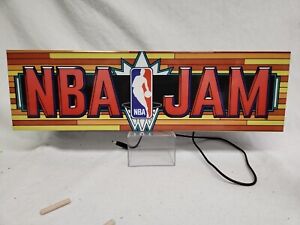 NBA Jam Home Arcade Game Light Up Marquee - Arcade 1Up Panel B 📦