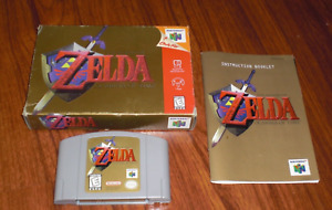 The Legend of Zelda Ocarina of Time Nintendo 64 COMPLETE CIB Box Manual Game N64
