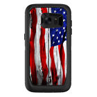 Skins Decals for Otterbox Defender Samsung Galaxy S7 Edge Case / American Flag