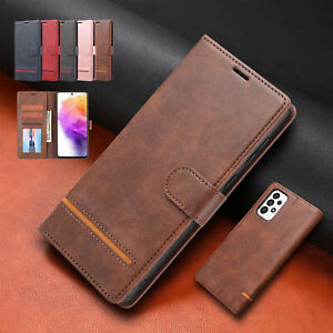 For Samsung Galaxy A32 A12 A13 A51 A53 A71 5G Magnetic Leather Wallet Flip Case