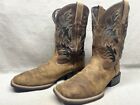 Ariat 10031446 Men's 10 EE Tan Leather Square Toe Pull On Western Cowboy Boots