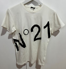 N 21 Kids N 21 Logo T Shirt Top Round Neck White US Kids Size 38