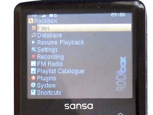 SanDisk Sansa Fuze 4GB Rockbox FM/MP3 Player Installed Dual Boot Color Choose