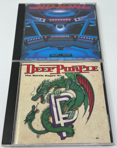 Deep Purple CD Lot of 2 The Battle Rages On...When We Rock We Rock When We Roll