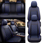 For Hyundai Elantra/Tucson/Sonata/Accent Leather Car Seat Cover Full Set Cushion (For: 2021 Hyundai Elantra)