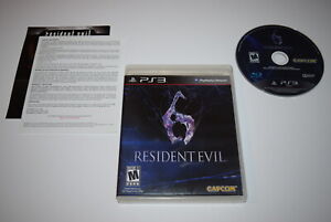 Resident Evil 6 Playstation 3 PS3 Video Game Complete