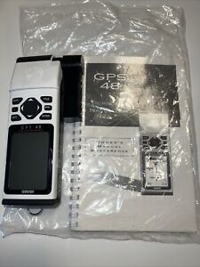 Garmin 48 Personal Navigator 12 Channel GPS White Handheld For Parts Only